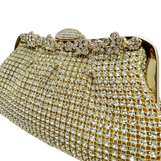 Luxury Rhinestone Dinner Clutch(Golden) Luxury Rhinestone Dinner Clutch(Golden)