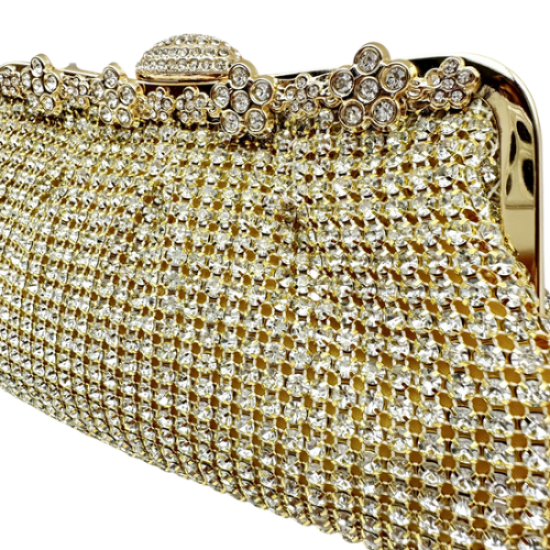 Luxury Rhinestone Dinner Clutch(Golden) Luxury Rhinestone Dinner Clutch(Golden)