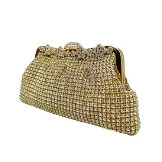 Luxury Rhinestone Dinner Clutch(Golden) Luxury Rhinestone Dinner Clutch(Golden)