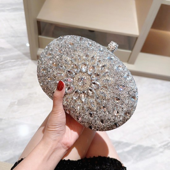 Ladies Diamond Dinner Clutch(Iridescent) Ladies Diamond Dinner Clutch(Iridescent)