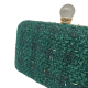 Tweed woven evening clutch bag Tweed woven evening clutch bag