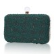 Tweed woven evening clutch bag Tweed woven evening clutch bag
